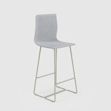 Sled Base Medium Bar Stool With Back
