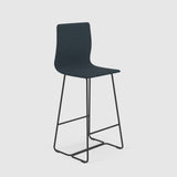 Sled Base Medium Bar Stool With Back