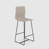 Sled Base Medium Bar Stool With Back