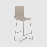 Sled Base Medium Bar Stool With Back