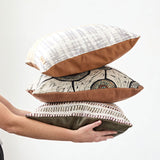 Meeting Places Linen Fabric by Penny Evans - dali dyalgala (by the metre)