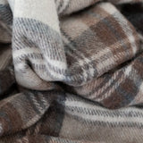 Recycled Wool Blanket in Stewart Natural Dress Tartan