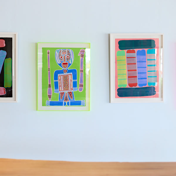 The Koskela Gallery Presents 'Dhapi en Ŋaraka', a series of vibrant works by Wally Wilfred
