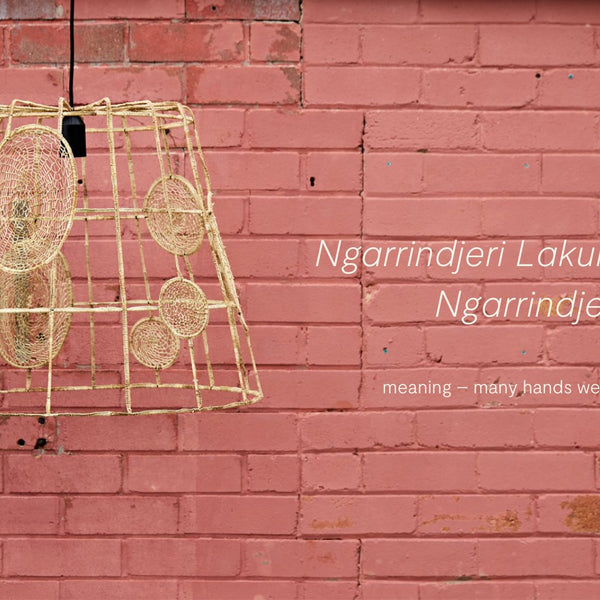 How we’re weaving Ngarrindjeri art into our new pendant lighting range