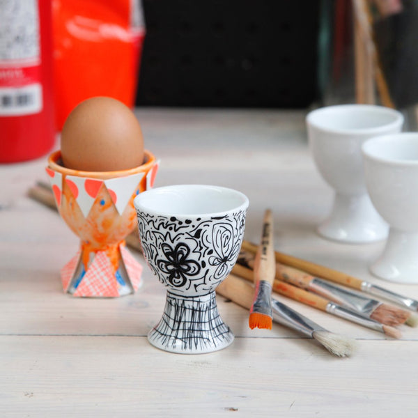 Easter long weekend eggcup decorating for kids!