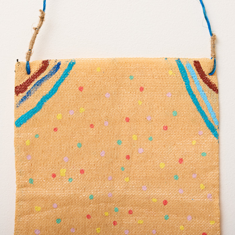 Shade Cloth Painted Bag by Megan Wilfred