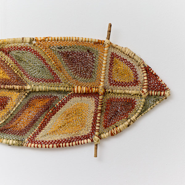 Woven Fish Fibre Sculpture by Citrina Nulla (Living off Our Waters Exhibition)