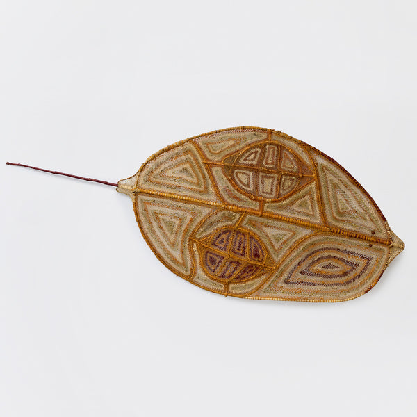 Woven Nawarlah (Brown River Stingray) by Thomasina Dennis (Living off Our Waters Exhibition)