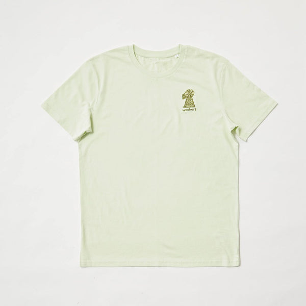 Cattle Station Christmas - Vintage Tee Windmill - Aged Light Green