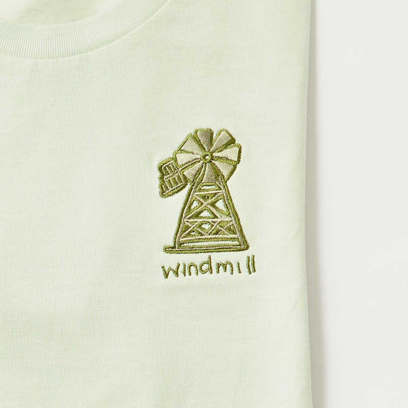 Cattle Station Christmas - Vintage Tee Windmill - Aged Light Green