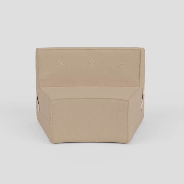 (Cover Only) Quadrant Soft Curved Sofa - Single radius 1200 (30°)