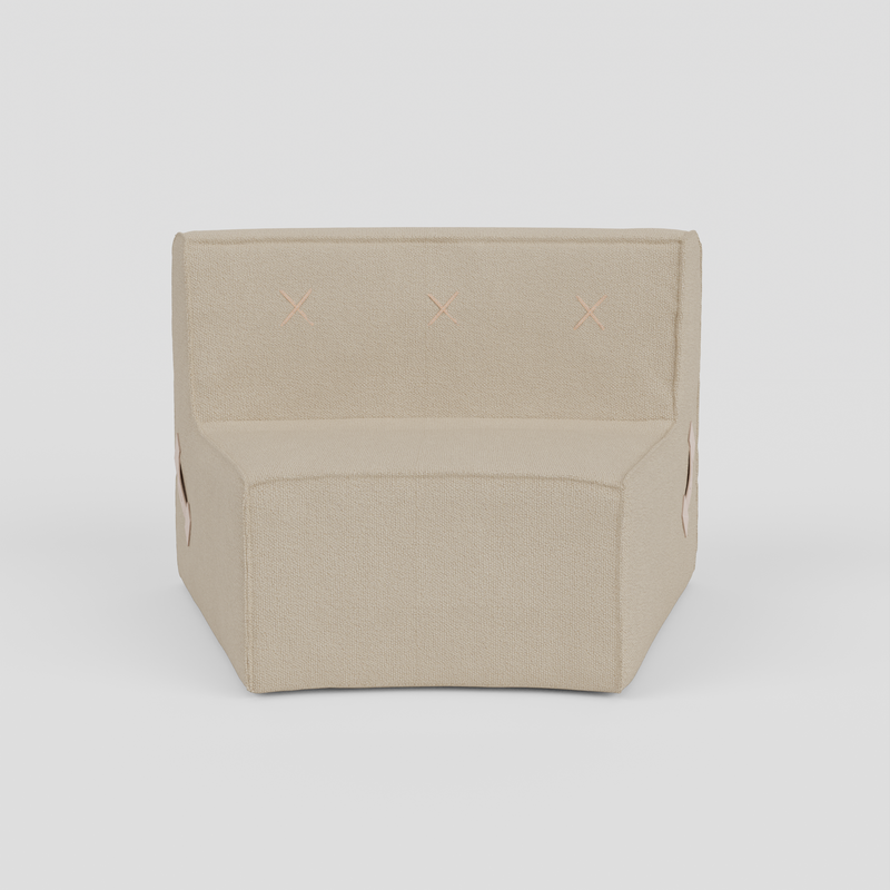 (Cover Only) Quadrant Soft Curved Sofa - Single radius 1200 (30°)