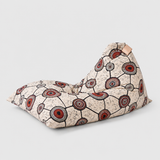 Dali Dyalgala Beanbag Cover - Meeting Places 1 by Penny Evans