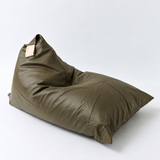 Bean Bag Cover - Olive Leather