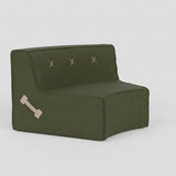 (Cover Only) Curved Quadrant Soft Sofa - Large Single (800 Radius, 45 degree)