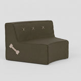 (Cover Only) Curved Quadrant Soft Sofa - Large Single (800 Radius, 45 degree)