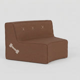 (Cover Only) Curved Quadrant Soft Sofa - Large Single (800 Radius, 45 degree)
