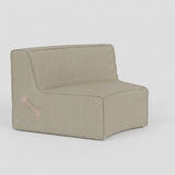 (Cover Only) Curved Quadrant Soft Sofa - Large Single (800 Radius, 45 degree)