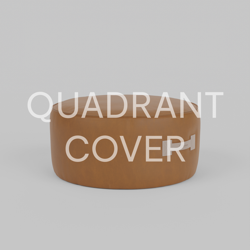 (Cover Only) Quadrant Soft - Round Ottoman