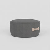 Curved Quadrant Soft Modular Sofa - Round Ottoman