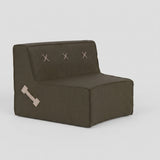 (Cover Only) Curved Quadrant Soft Sofa - Small Single  (1200 Radius, 30 degree)
