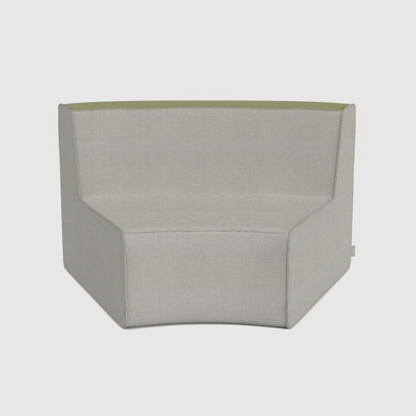 Ngalawa (Sit) Junior Curved Single 1200 radius (30°) - 1078L x 937W x 730Hmm (Seat 370H)