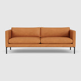Pre-Loved Classic 2 Seater Sofa — Australian-Made Tan Leather Sofa