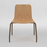 Guwal Veneer Chair on Glides - Senior