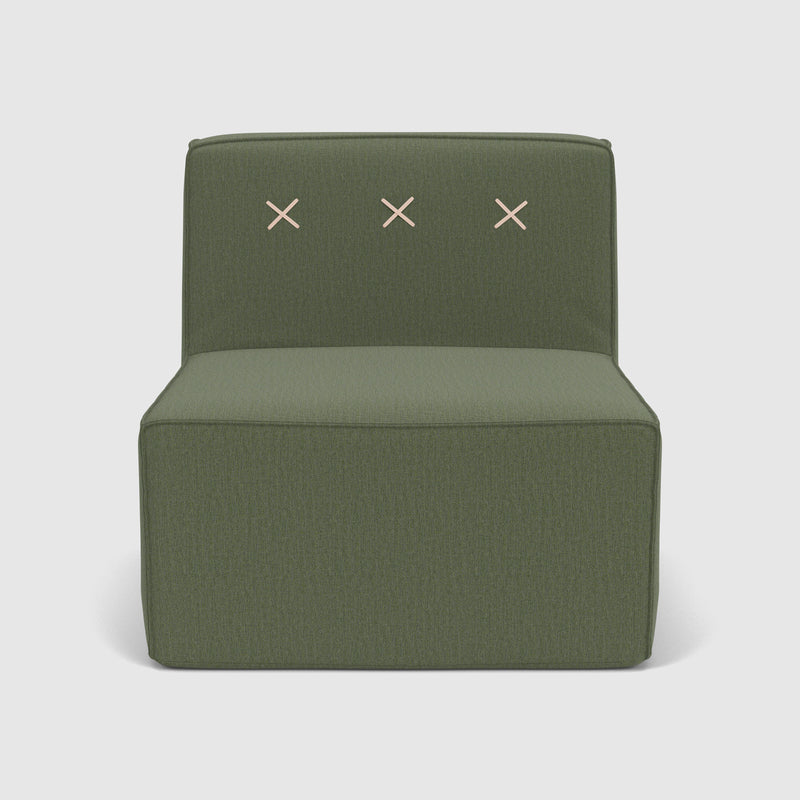 Refurbished Quadrant Soft Single Sofa - (Select your own fabric)
