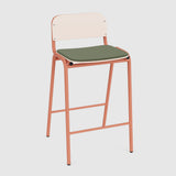 Jake Stool with Back - Work
