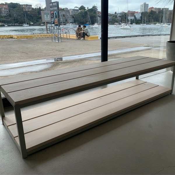 Timber Bench - Saltbush Grey