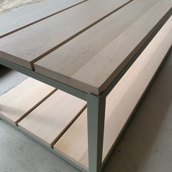 Timber Bench - Saltbush Grey