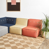 Refurbished Quadrant Soft Corner Sofa - (Select your own fabric)