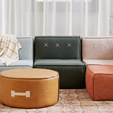 Refurbished Quadrant Soft Corner Sofa - (Select your own fabric)