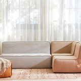 Refurbished Quadrant Soft Corner Sofa - (Select your own fabric)
