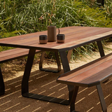 Stirrup Outdoor Bench