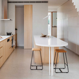 Sled Base Bar Stool without Back - Work