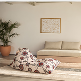 Dali Dyalgala Beanbag Cover - Meeting Places 1 by Penny Evans