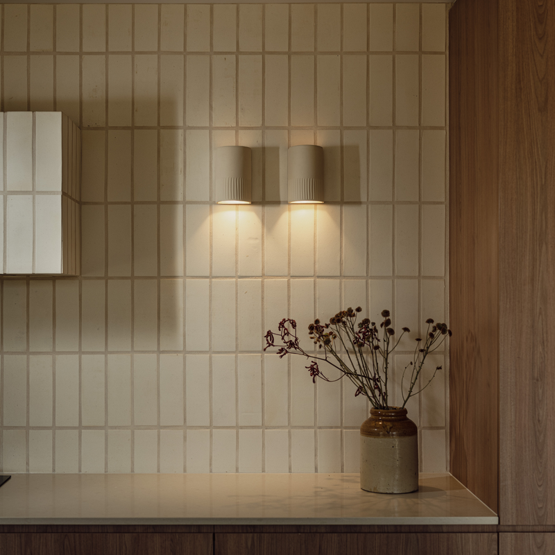 Stone Short Wall Light (Interior)