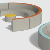 Ngalawa (Sit) Junior Modular Sofa Curved - Double