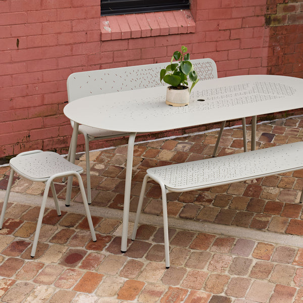 Jim 6 Person Pill Outdoor Table