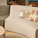 Curved Quadrant Soft Modular Sofa - Double