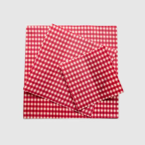 Reusable Beeswax Wrap - Red