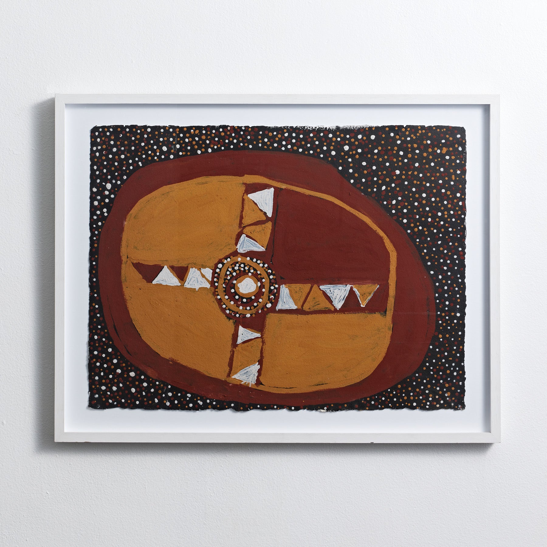 Framed Jilamara Artwork - Kulama by Timothy Cook - 495-11