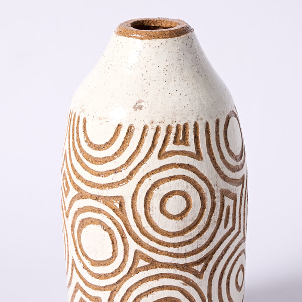 Carved Vase by Sooty Welsh