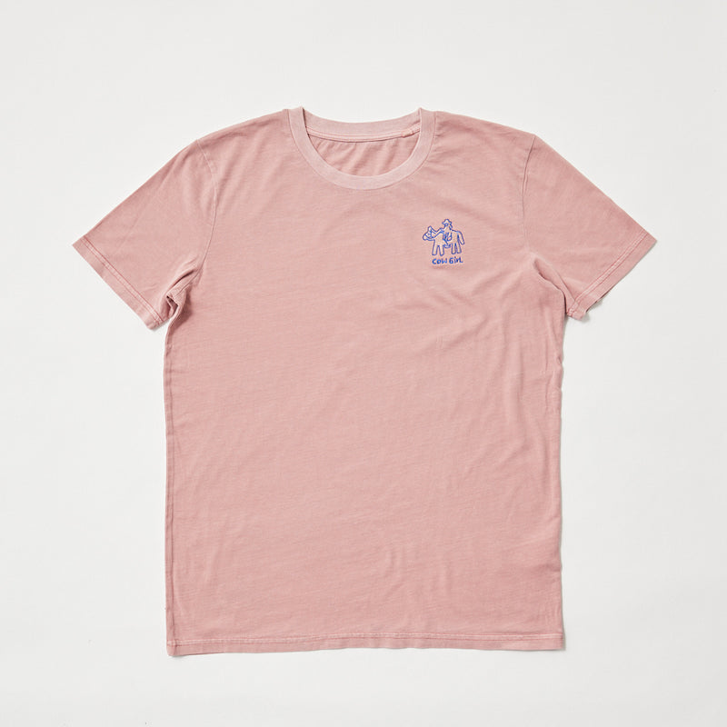 Cowgirl Vintage Tee - Canyon Pink