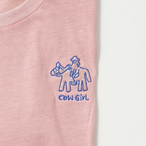 Cowgirl Vintage Tee - Canyon Pink