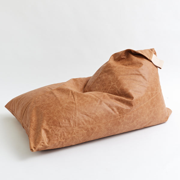 Bean Bag - Tan Vintage Look Leather (Unfilled) – Koskela