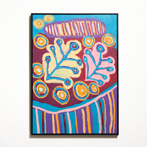 Mina Mina Jukurrpa (Mina Mina Dreaming) by Saraeva Napangardi Marshall