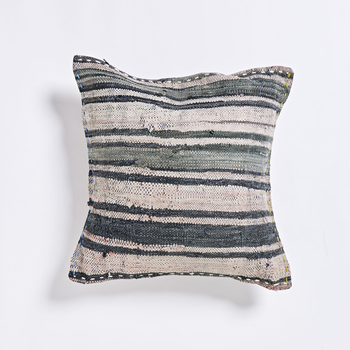 Vintage Kilim Floor Cushion 17 Koskela